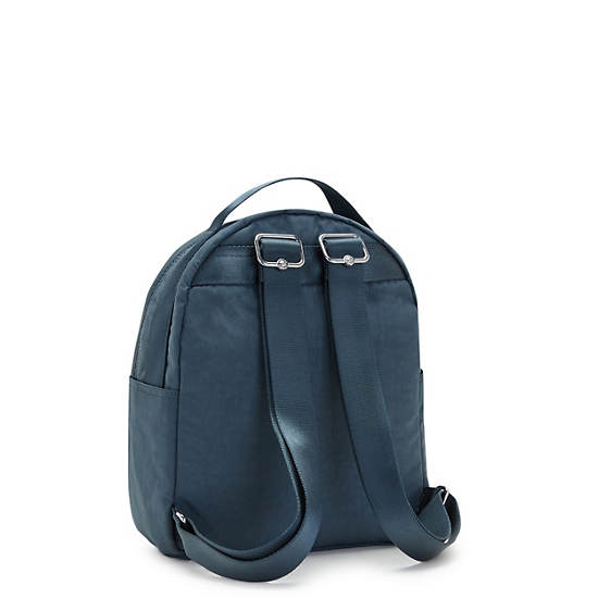 Kipling Kae Backpacks Nocturnal Grey Metallic | CA 1589XY